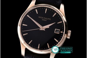 Patek Philippe - Calatrava Officer RG/LE Black BP Jap M-9015