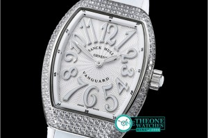 Franck Muller - FM Ladies Vanguard Diams SS/LE White Swiss Quartz