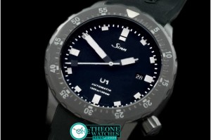 Sinn - U-Black Automatic SS/RU Black Swiss Eta 2836