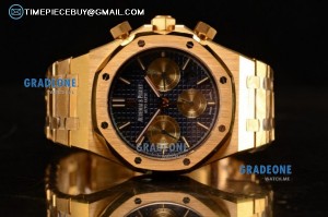 Audemars Piguet - TriAP89436 YG/YG Blue Swiss Valjoux 7750 Auto