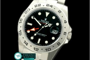 Rolex - 2011 Explorer II 42mm SS/SS Black A-2813