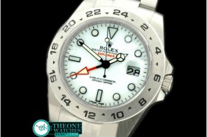 Rolex - 2011 Explorer II 42mm SS/SS White A-2836