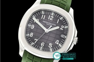 Patek Philippe - Aquanaut Ref.5167 SS/RU Grn Grey/Num PF Asia 2824 Mod