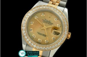 Rolex - SS/YG Jubilee MOP Gold Diamond Swiss Eta 2671-2